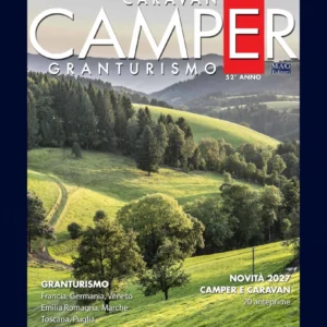 Immagine di copertina della rivista Caravan e Camper Granturismo, numero di Settembre 2026, MAG Editori.